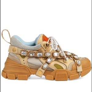 Gucci Flashtrek Chunky Sneakers Removable Crystals